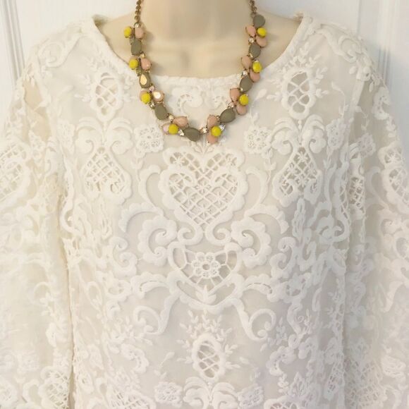 NWT French Connection Nebraska Lace Tunic Dress ❤️ - Picture 6 of 8